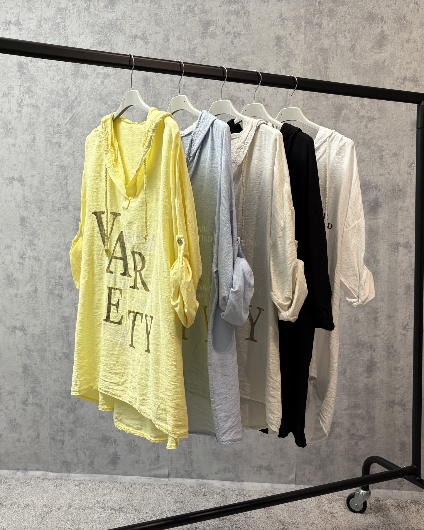 Oversized Hoodie-Shirt mit Print