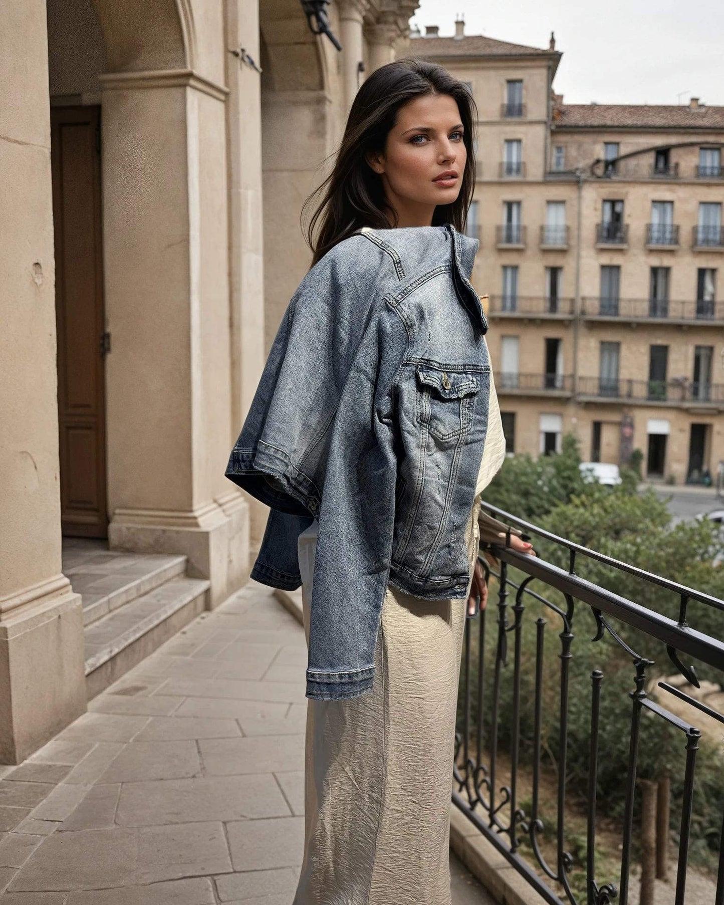 Jeansjacke kurz & tailliert