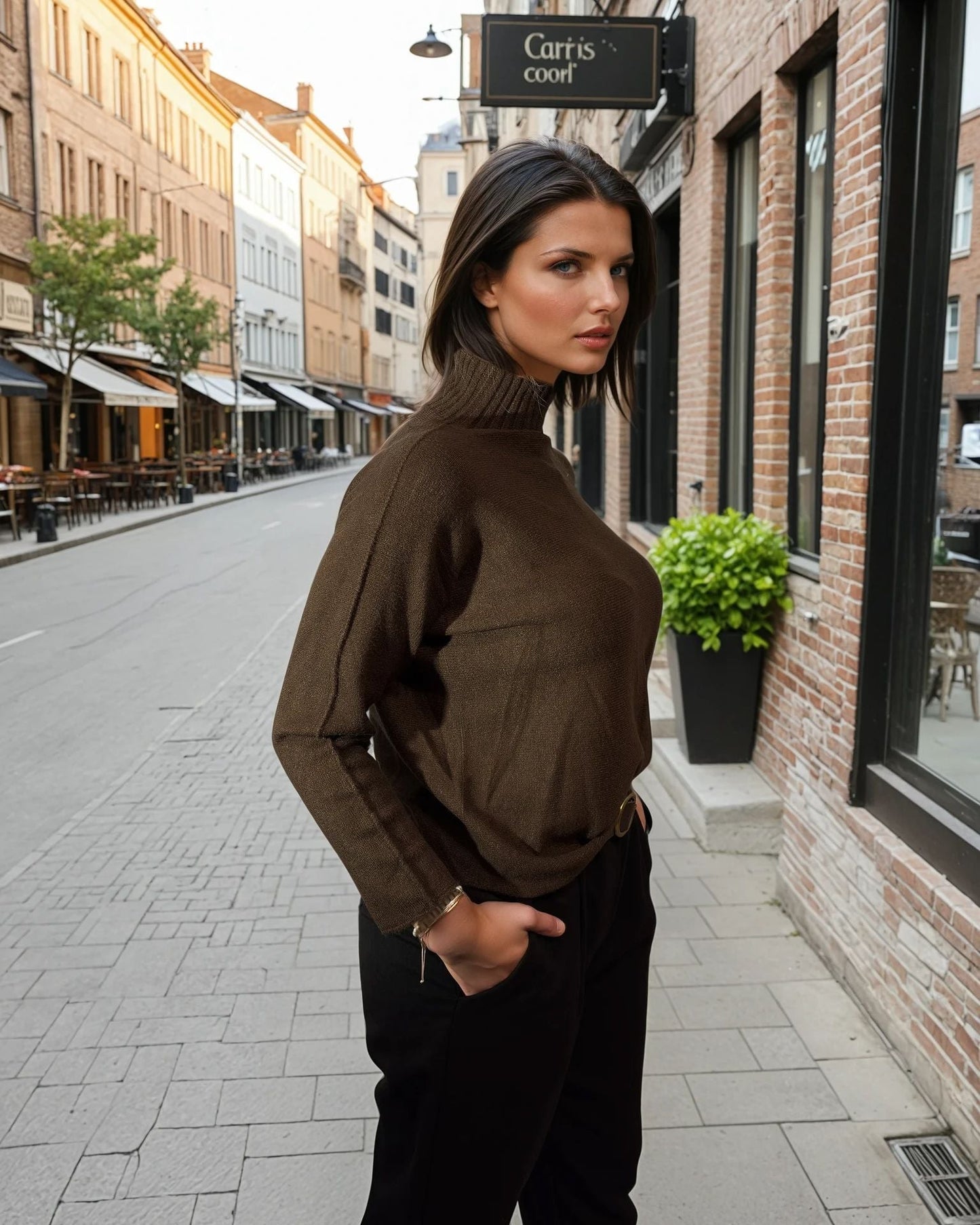 Damen Feinstrick Pullover – Eleganter Rollkragenpullover für kühle Tage