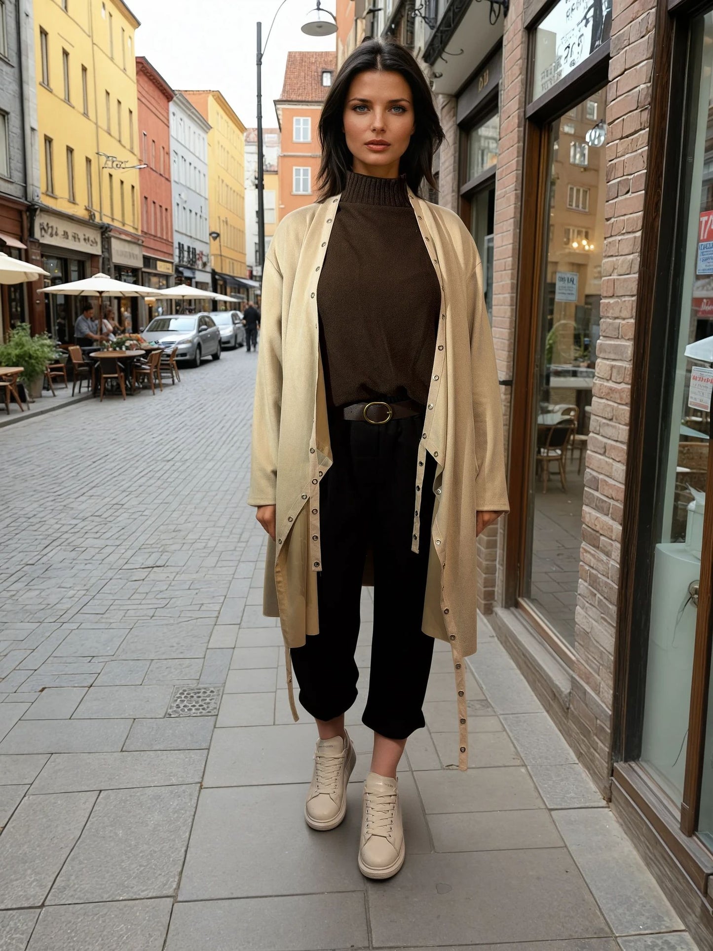 Eleganter Oversize-Mantel – Stylischer Begleiter für jede Jahreszeit