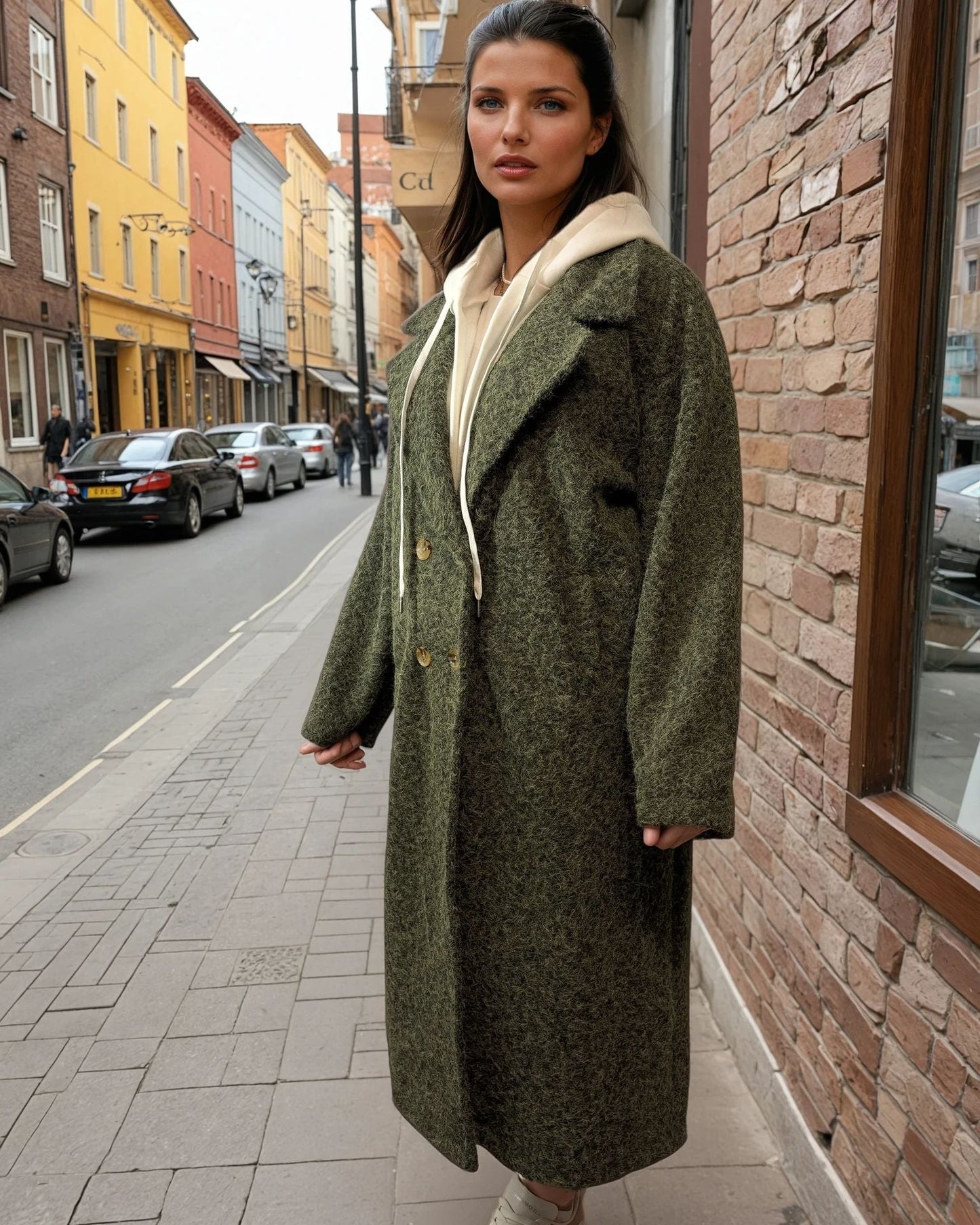 Oversize Wollmantel – Lässiger Long-Coat für Herbst & Winter