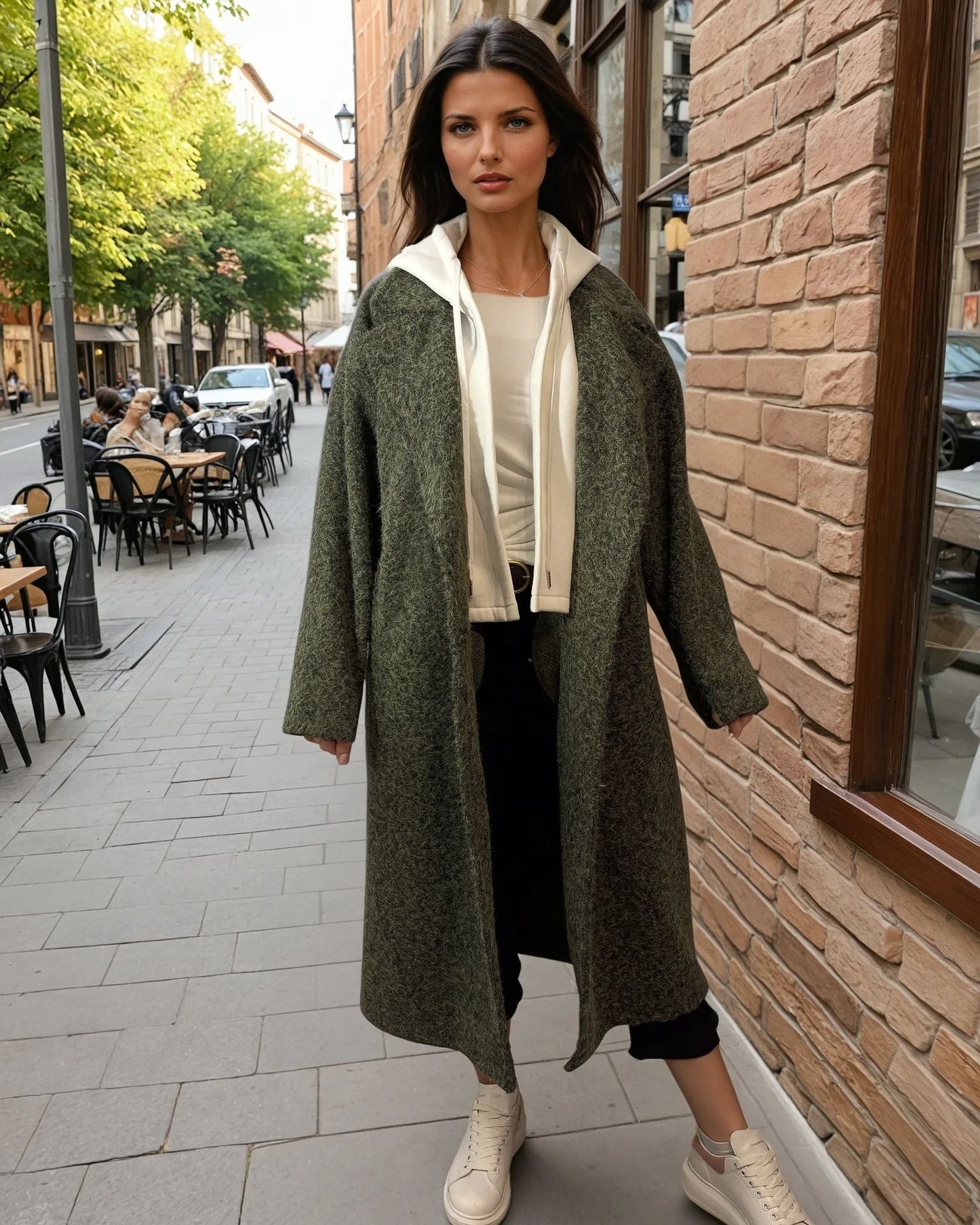 Oversize Wollmantel – Lässiger Long-Coat für Herbst & Winter