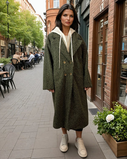 Oversize Wollmantel – Lässiger Long-Coat für Herbst & Winter